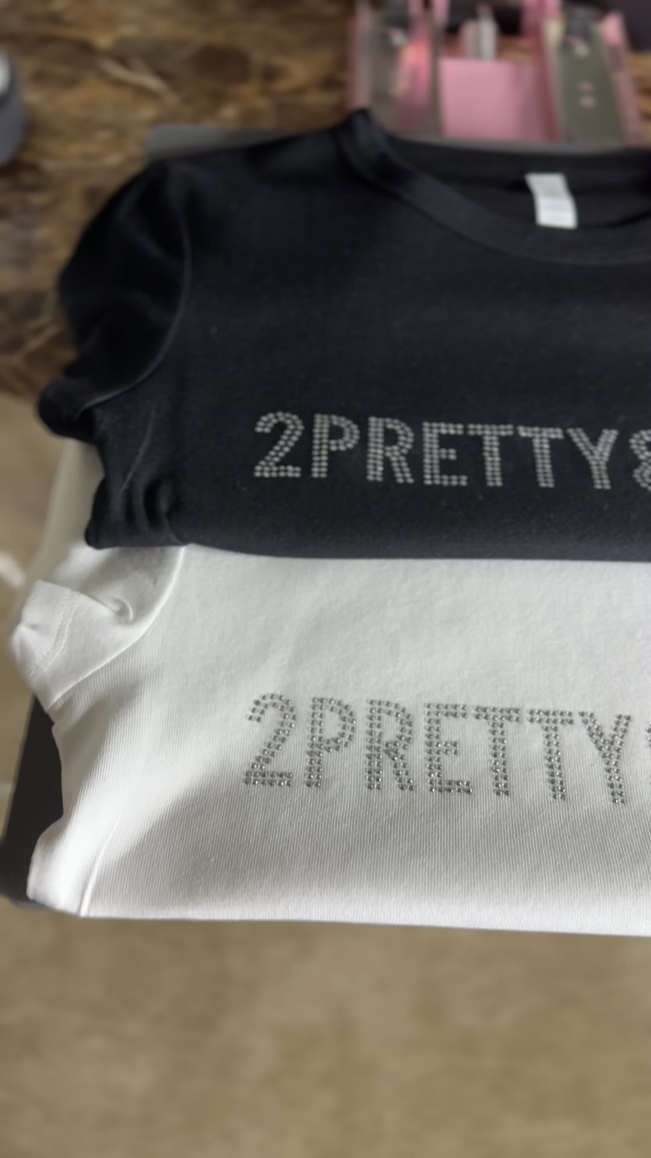 Rhinestone Baby Tee – 2PRETTY&DOPE